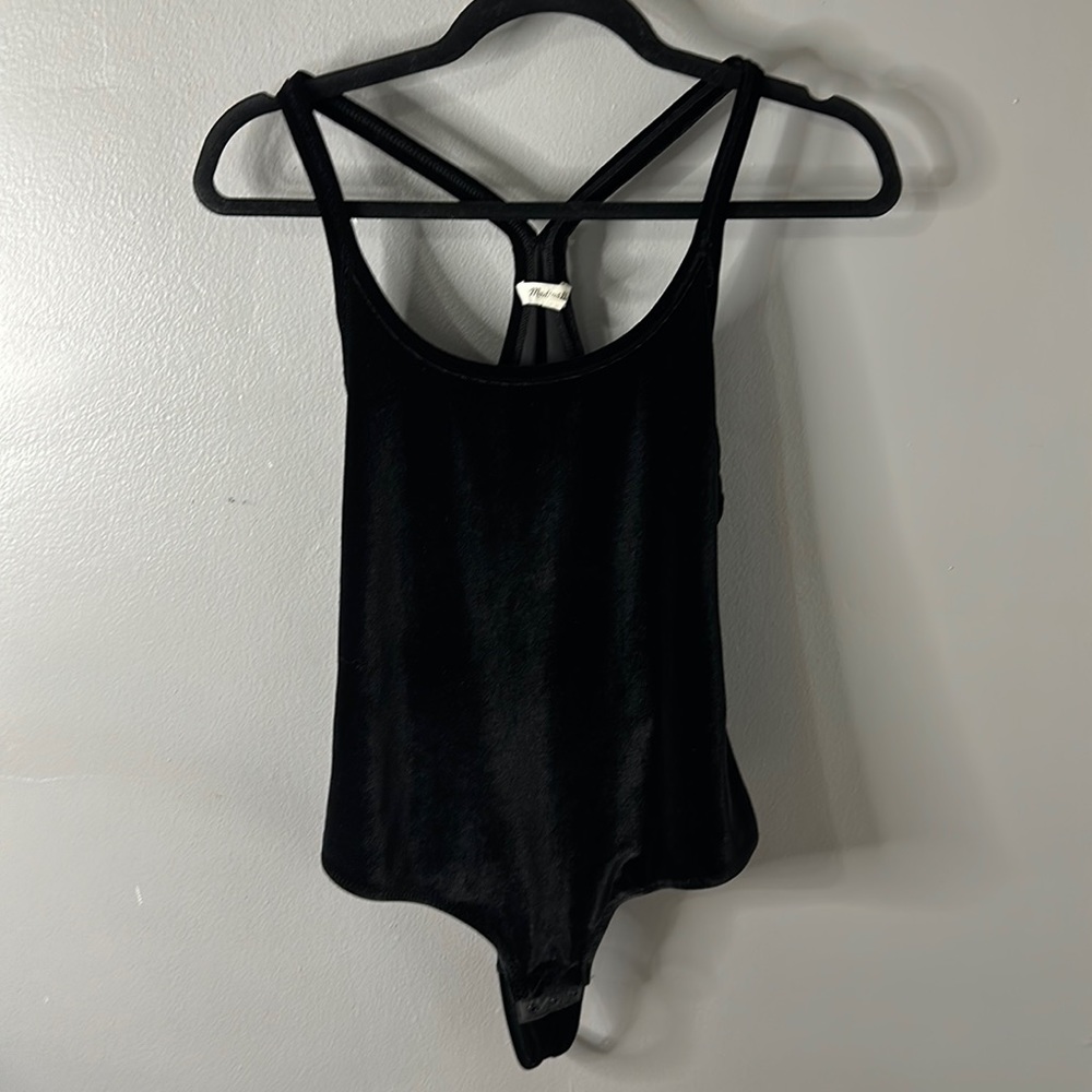 Velvet black Madewell Body Suit